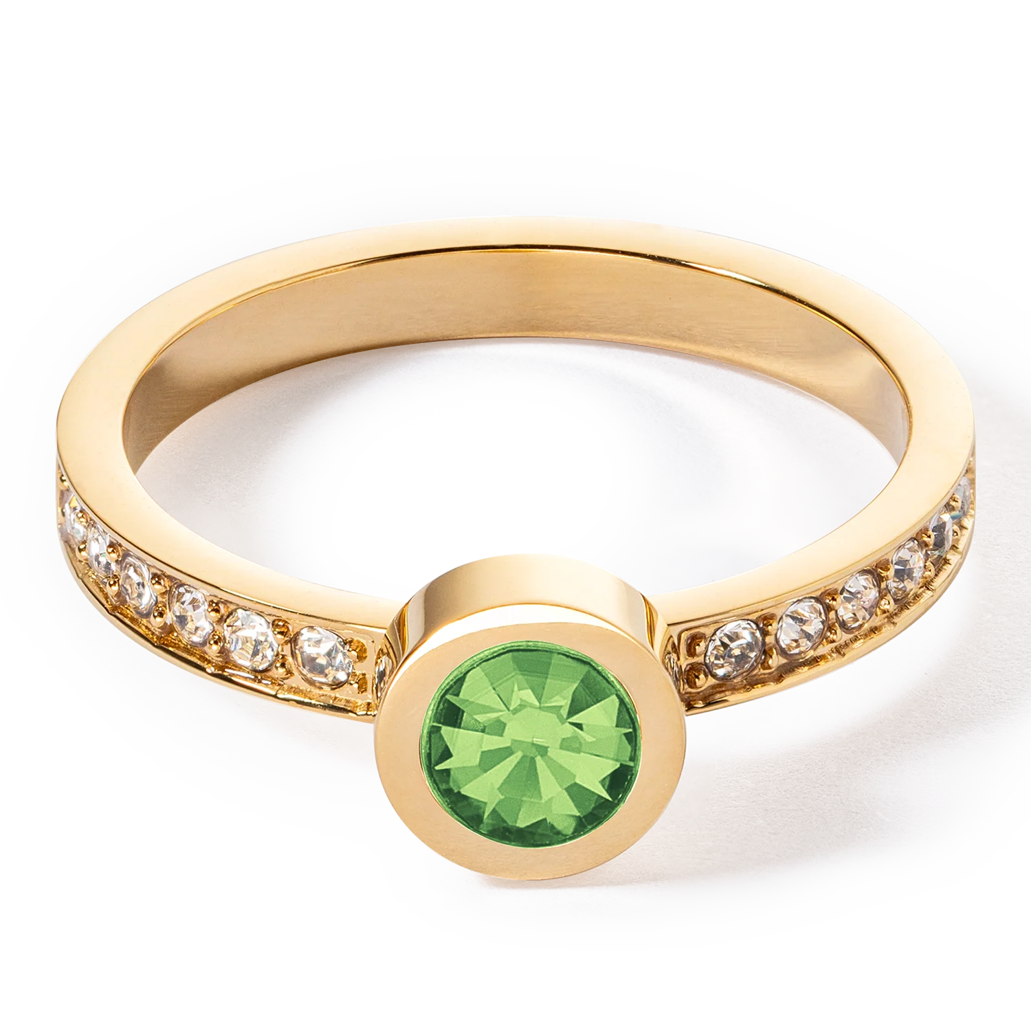 Bague Sparkling Dots or vert - Image 2