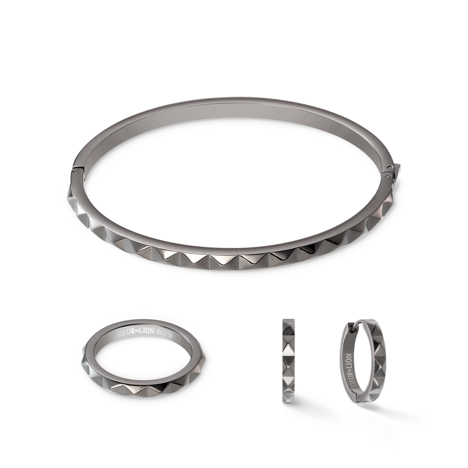 Bague Spikes anthracite - Image 3