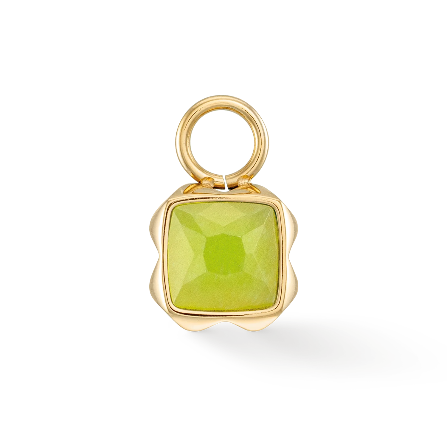 Birthstone Août Charm Jade Vert Or - Image 2