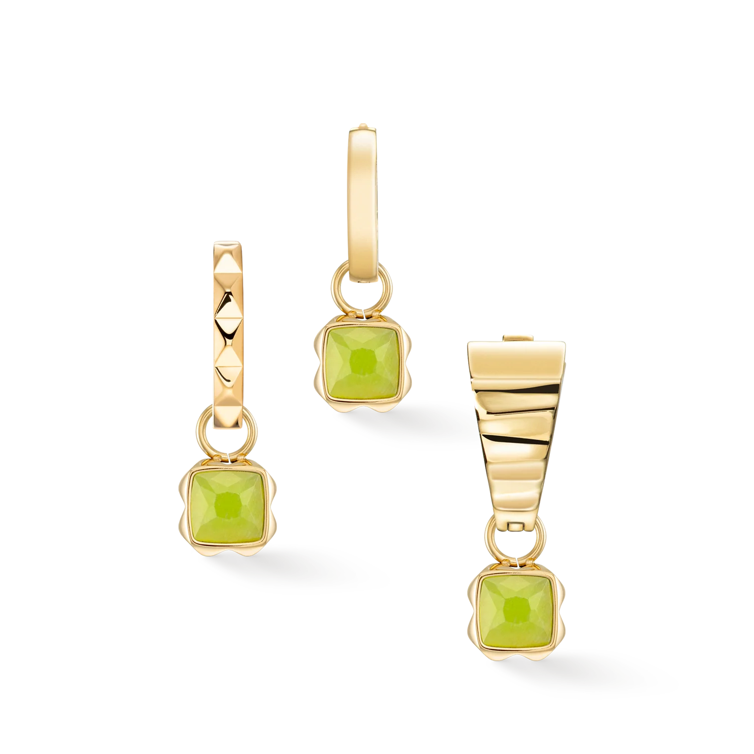 Birthstone Août Charm Jade Vert Or - Image 3