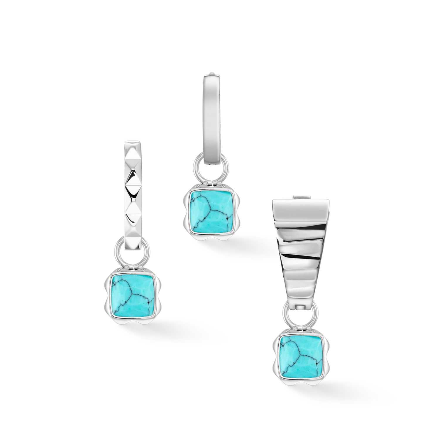 Birthstone Décembre Charm Turquoise Argent - Image 3