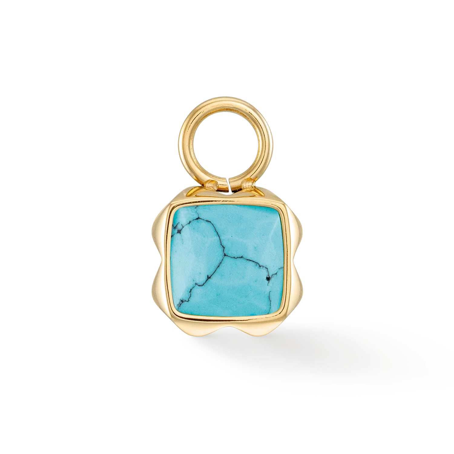 Birthstone Décembre Charm Turquoise Or - Image 2
