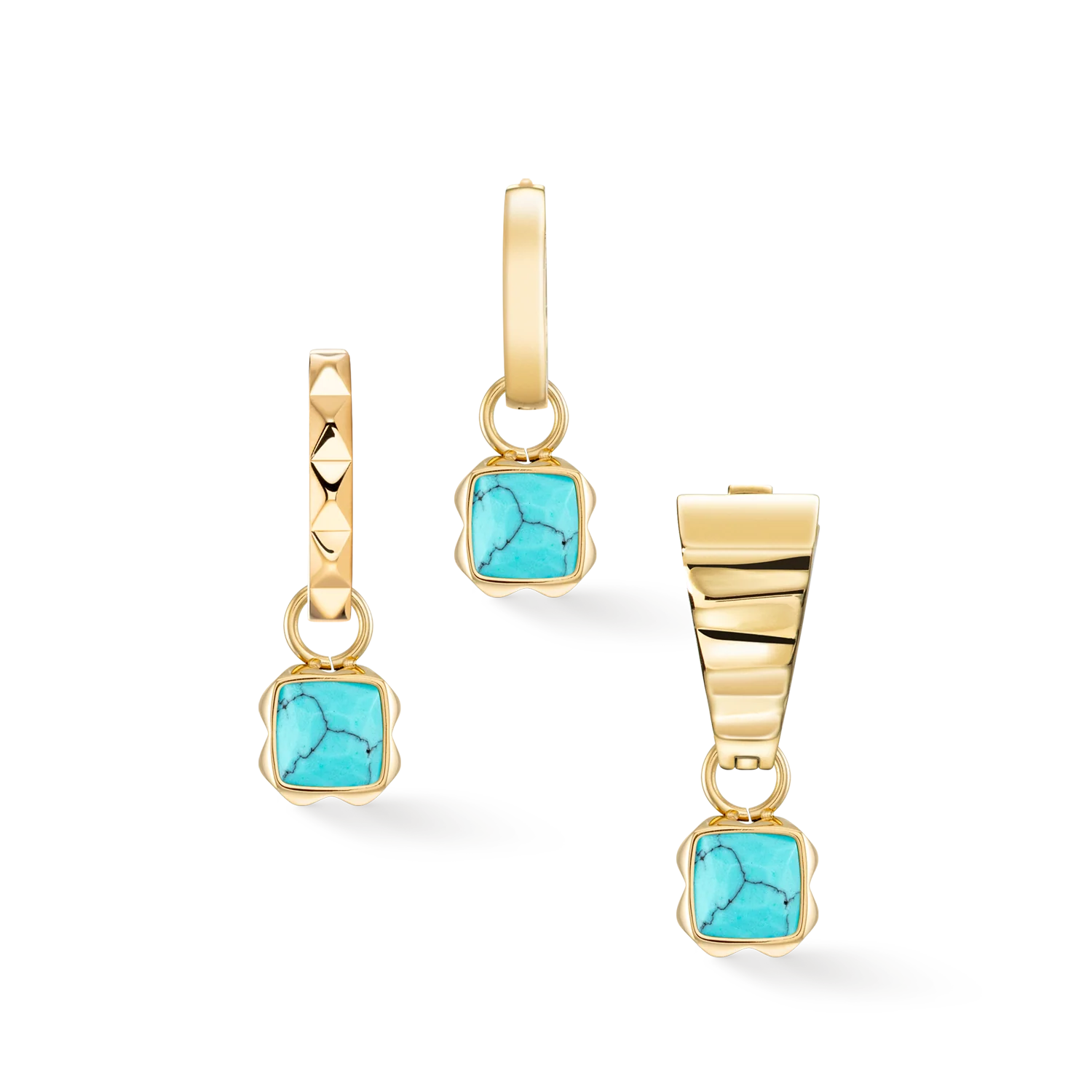 Birthstone Décembre Charm Turquoise Or - Image 3