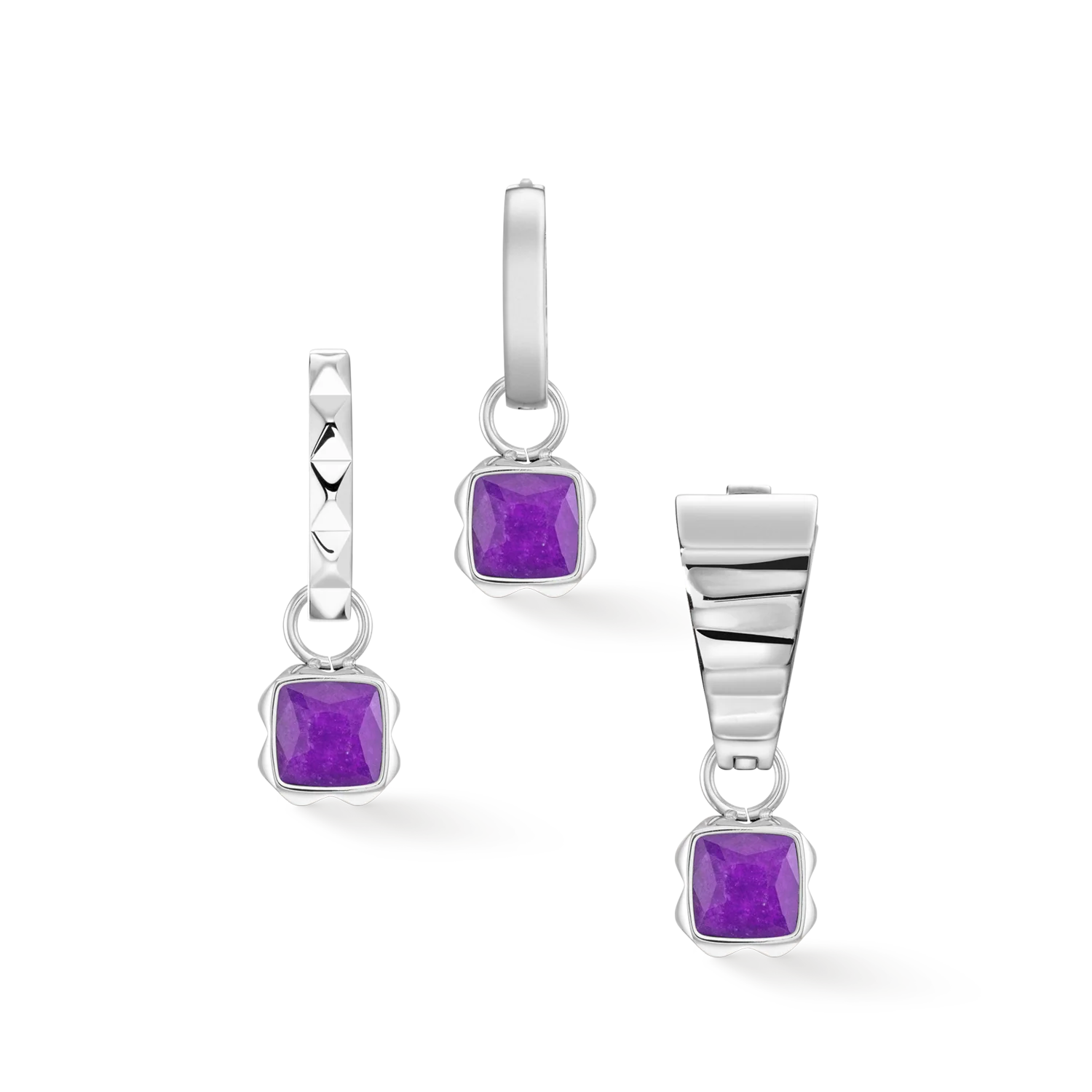 Birthstone Février Charm Sugilith Argent - Image 3