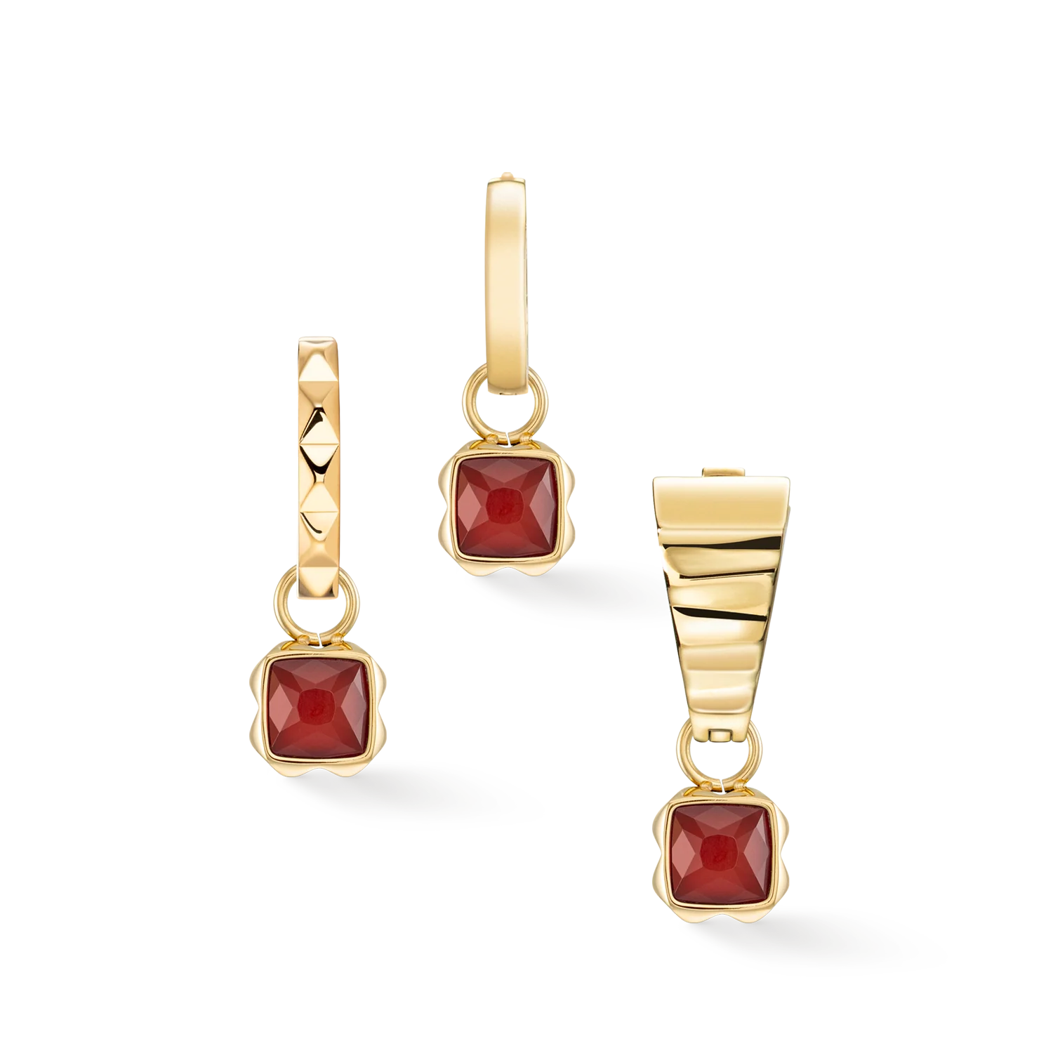 Birthstone Janvier Charm Agate Rouge Or - Image 3
