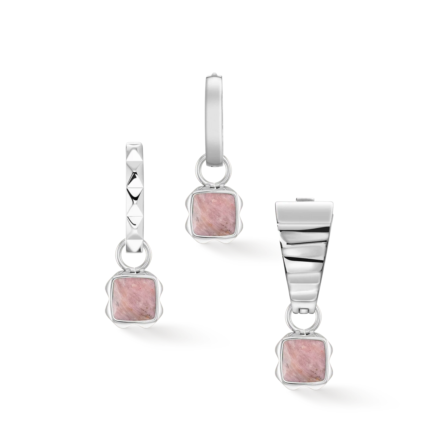 Birthstone Juillet Charm Rhodochrosite Argent - Image 3