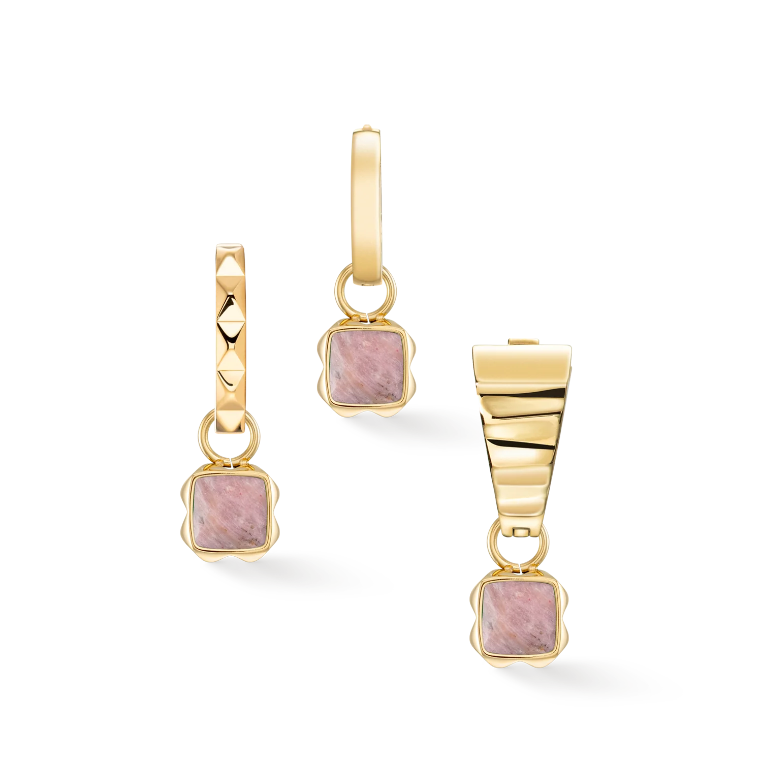 Birthstone Juillet Charm Rhodochrosite Or - Image 3