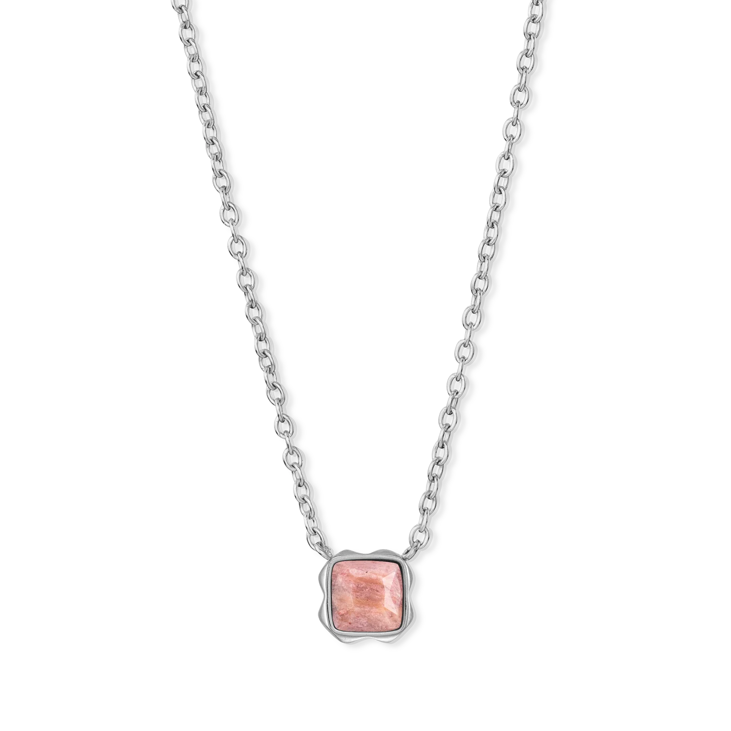 Birthstone Juillet Collier Rhodochrosite Argent - Image 2