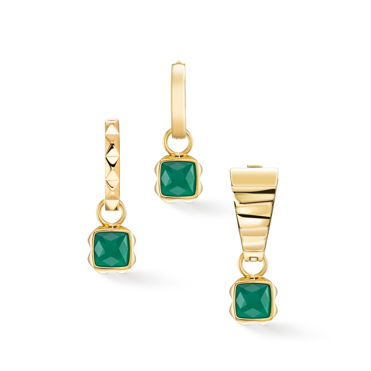 Birthstone Mai Charm Agate Verte Or - Image 3