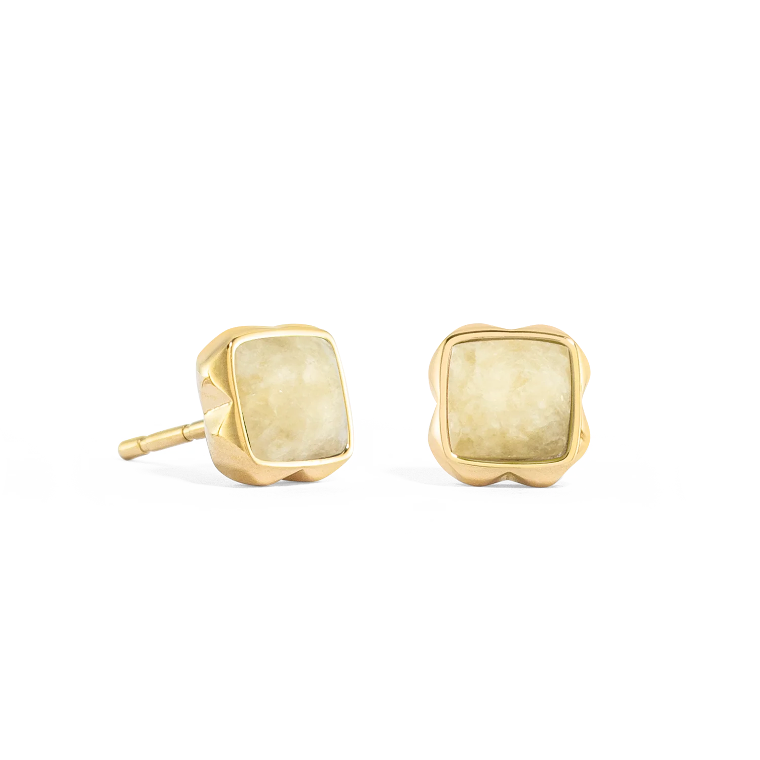 Birthstone Novembre Boucles d'oreilles Citrine Or
