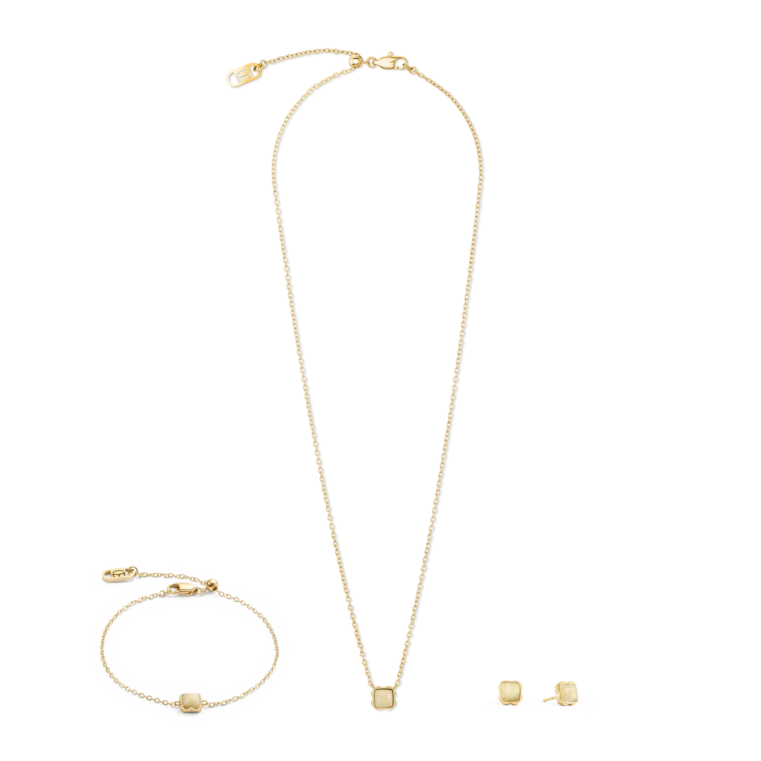 Birthstone Novembre Boucles d'oreilles Citrine Or - Image 3