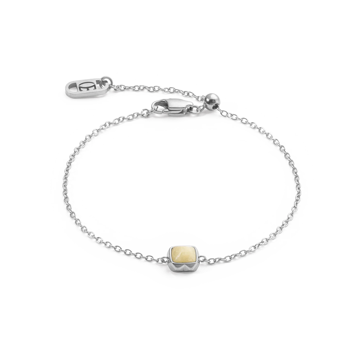 Birthstone Novembre Bracelet Citrine Argent