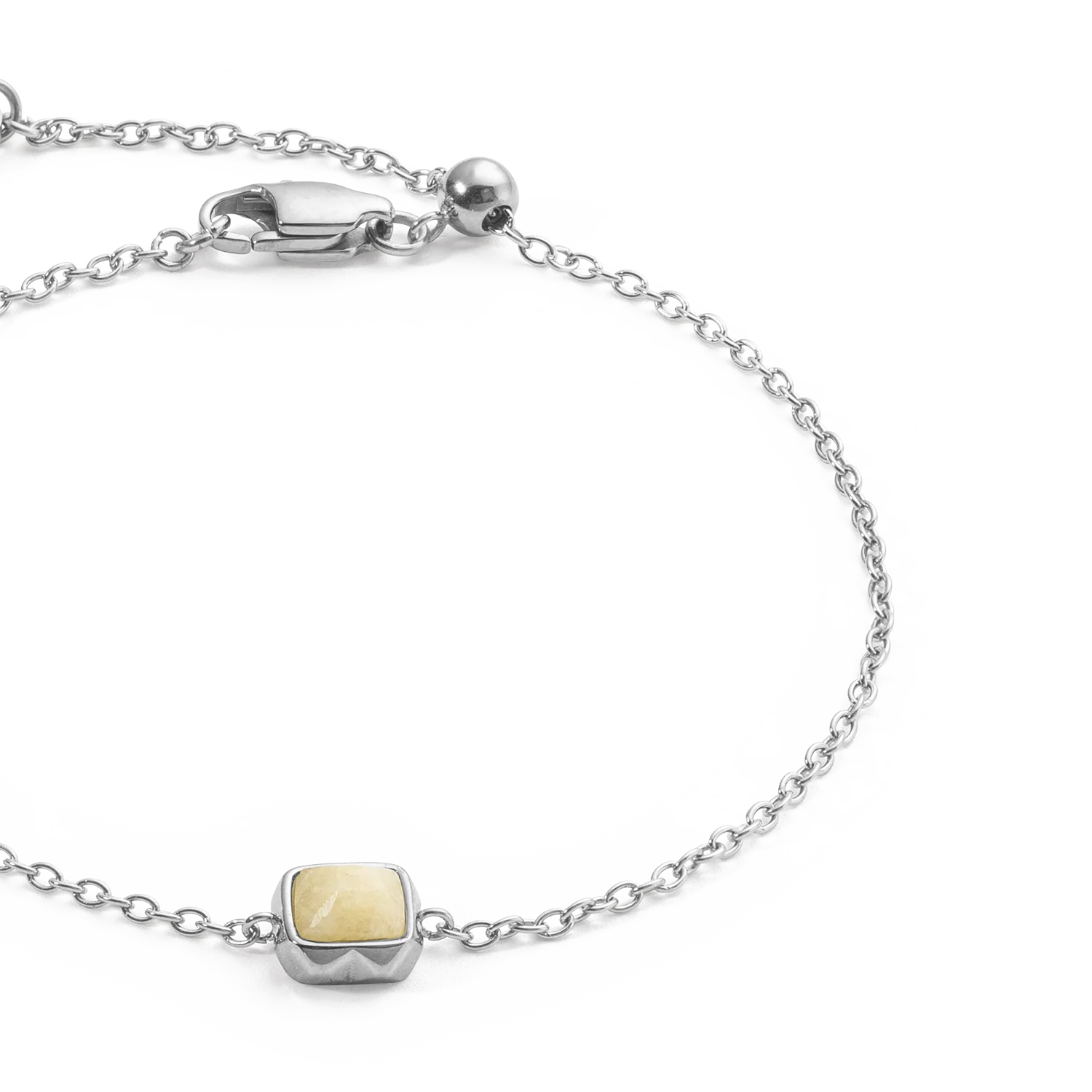 Birthstone Novembre Bracelet Citrine Argent - Image 2