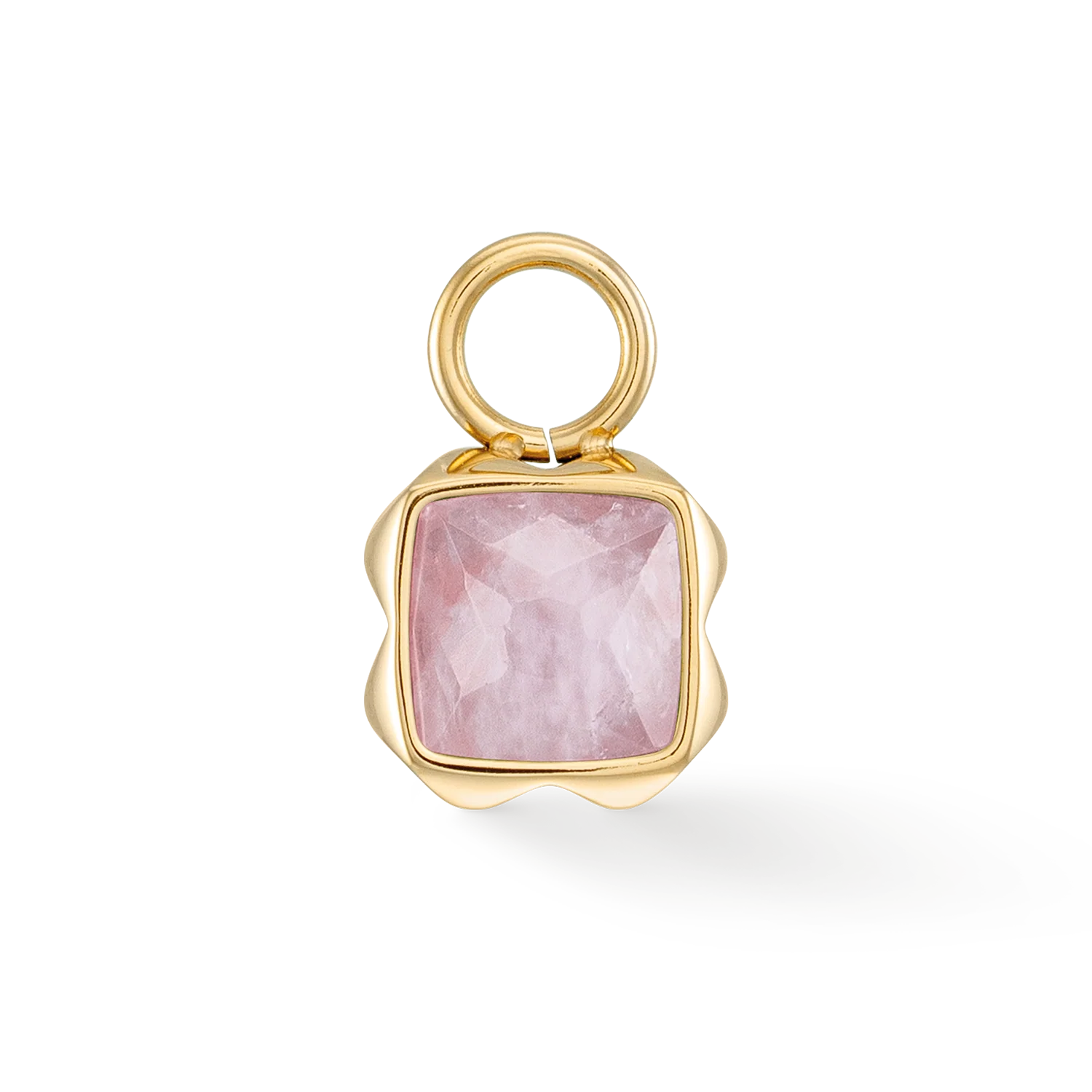 Birthstone Octobre Charm Quartz Rose Or - Image 2