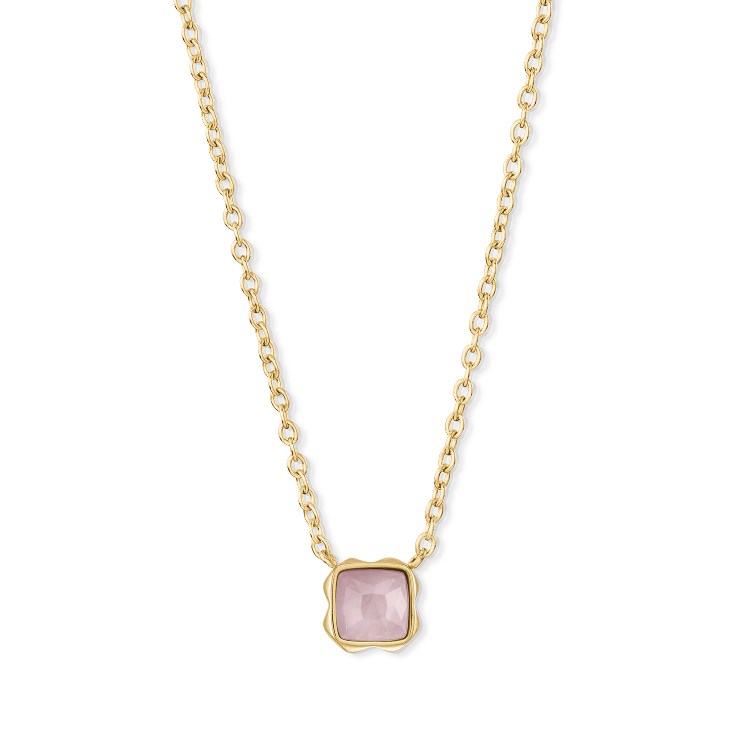 Birthstone Octobre Collier Quartz Rose Or - Image 2