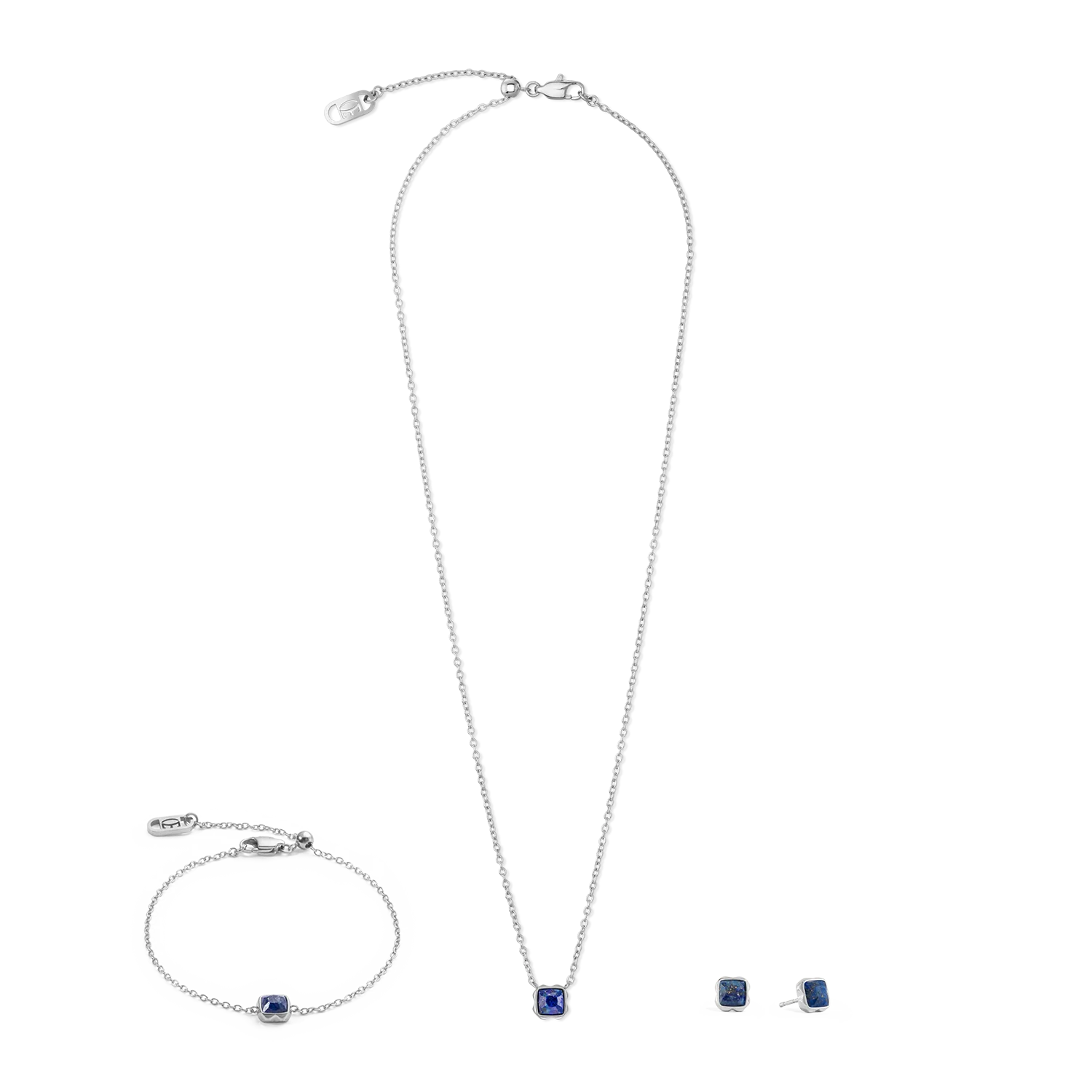 Birthstone Septembre Collier Lapis-lazuli Argent - Image 3