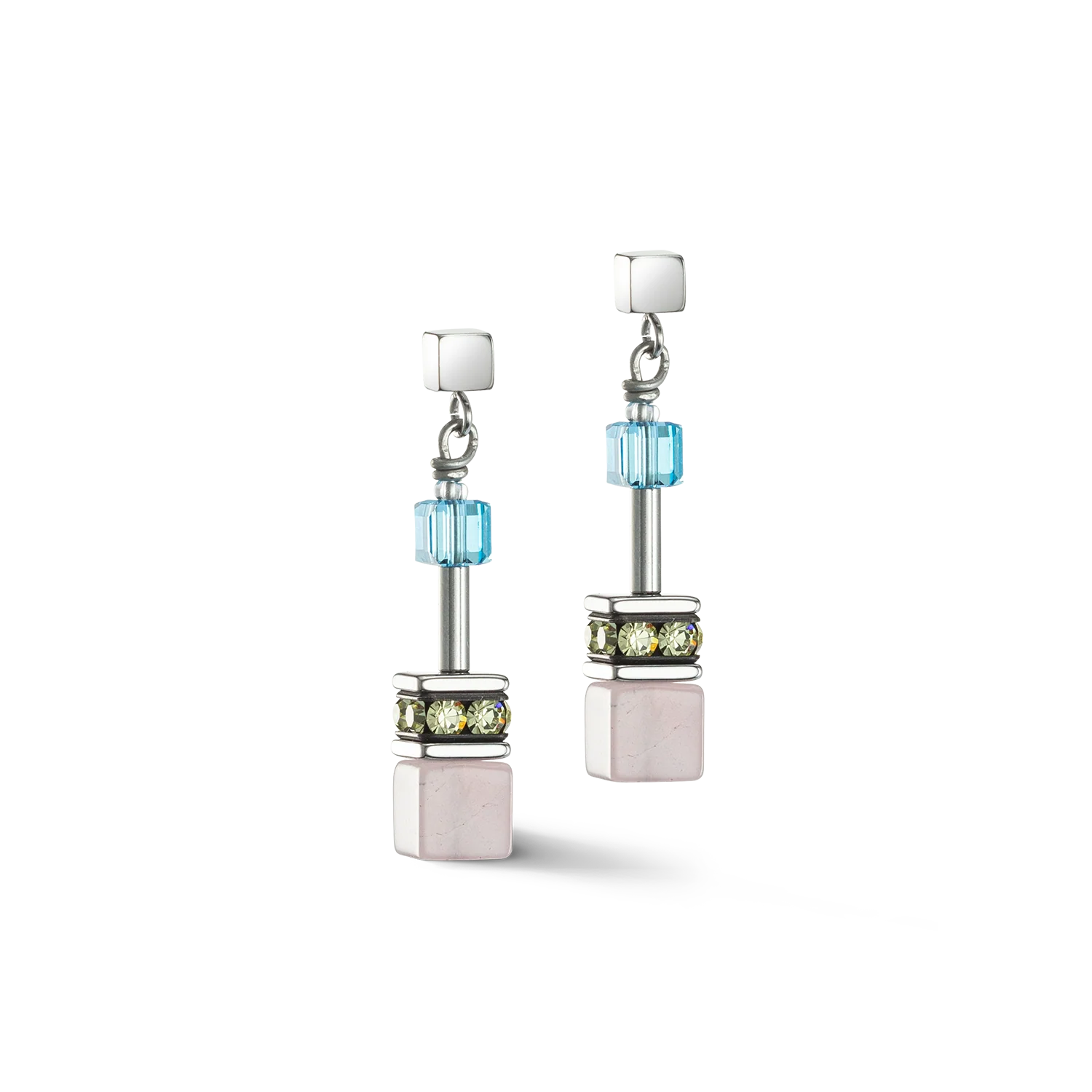 Boucles d'oreille GeoCUBE® Iconic Precious multicolour boho