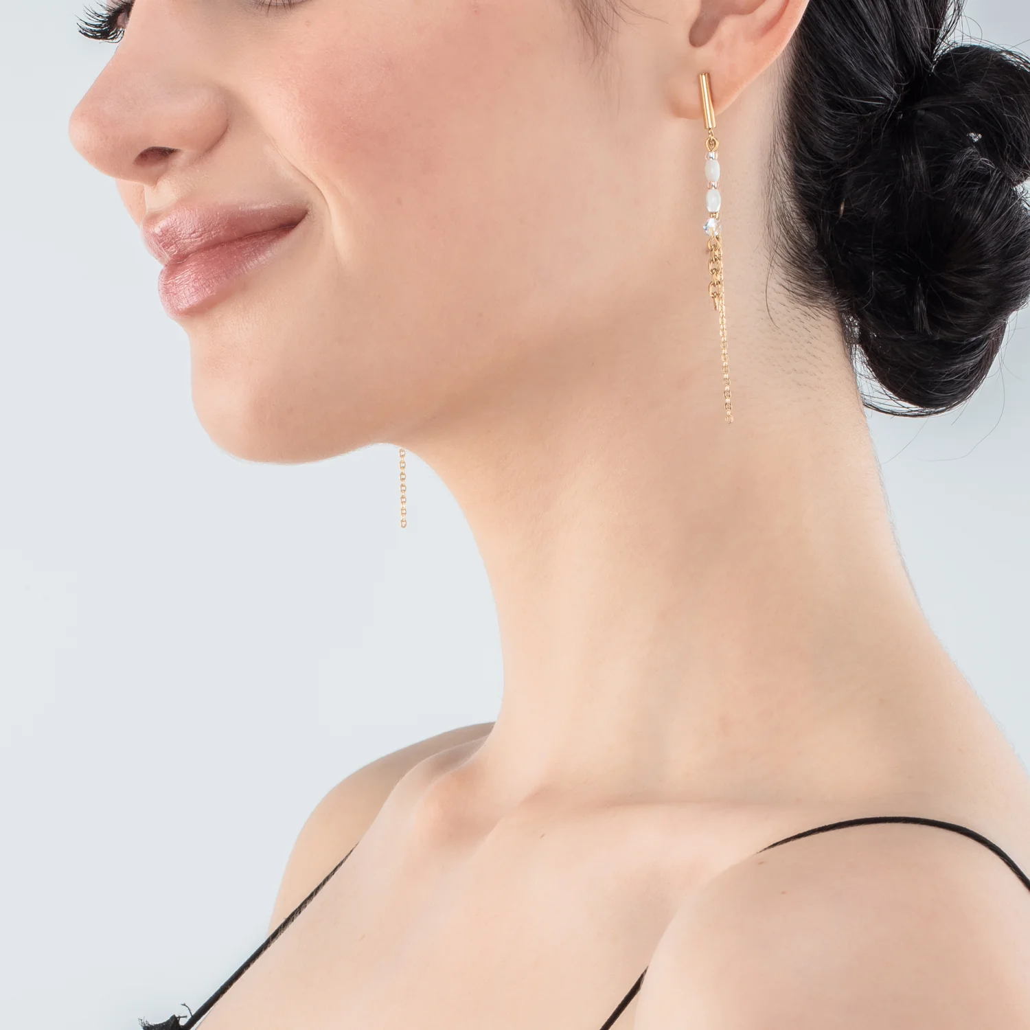 Boucles d'oreilles Brilliant Square Layer or - Image 4