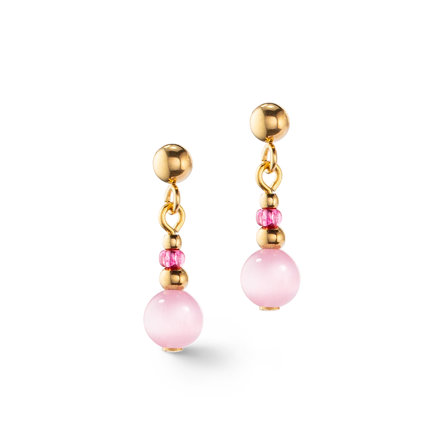 Boucles d'oreilles Candy Spheres pink