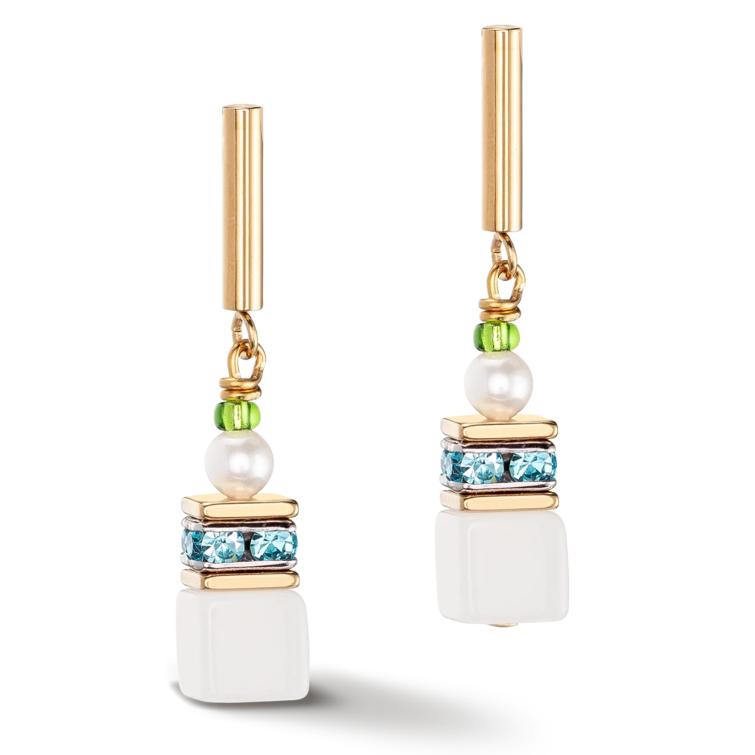 Boucles d'oreilles GeoCUBE® Fusion Festive multicolore - Image 2