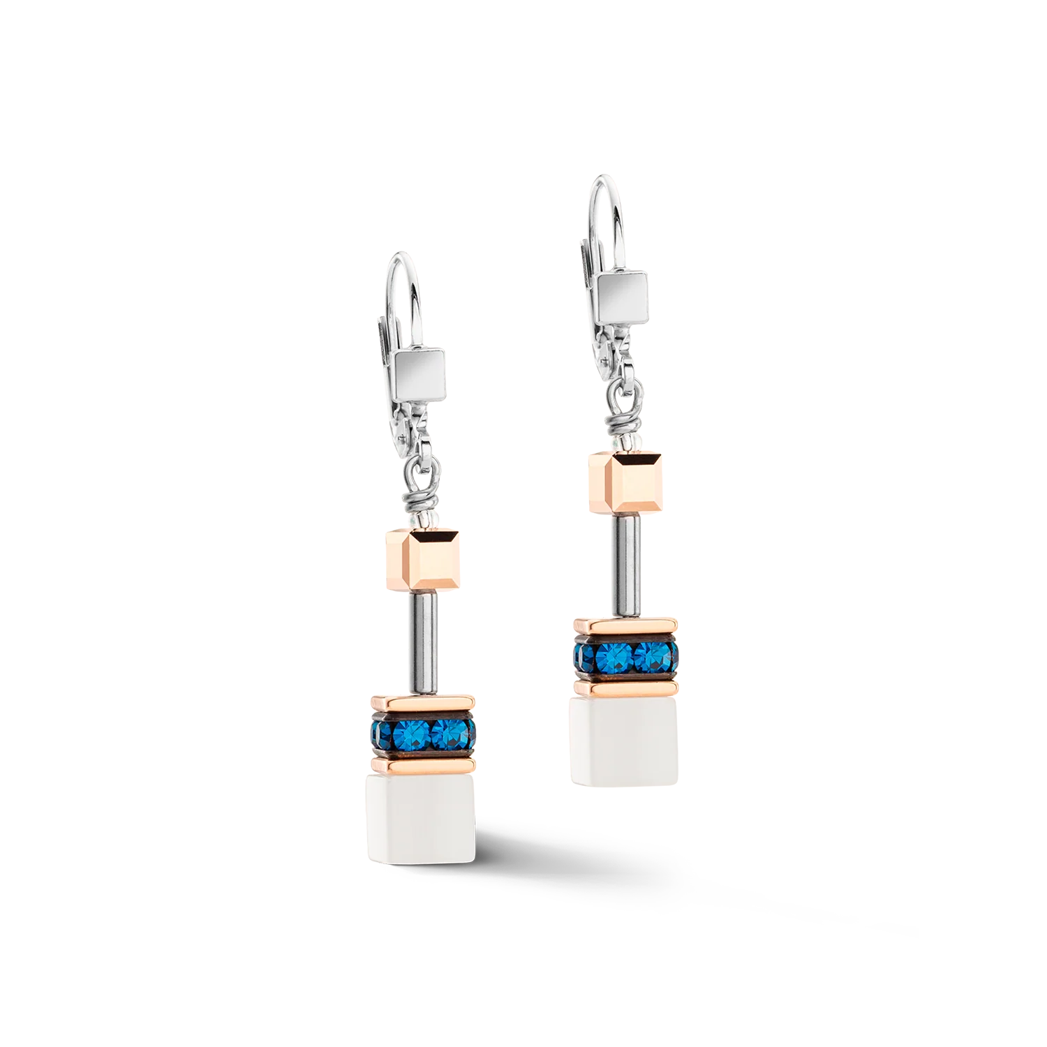 Boucles d'oreilles GeoCUBE® Iconic Capri Bleu