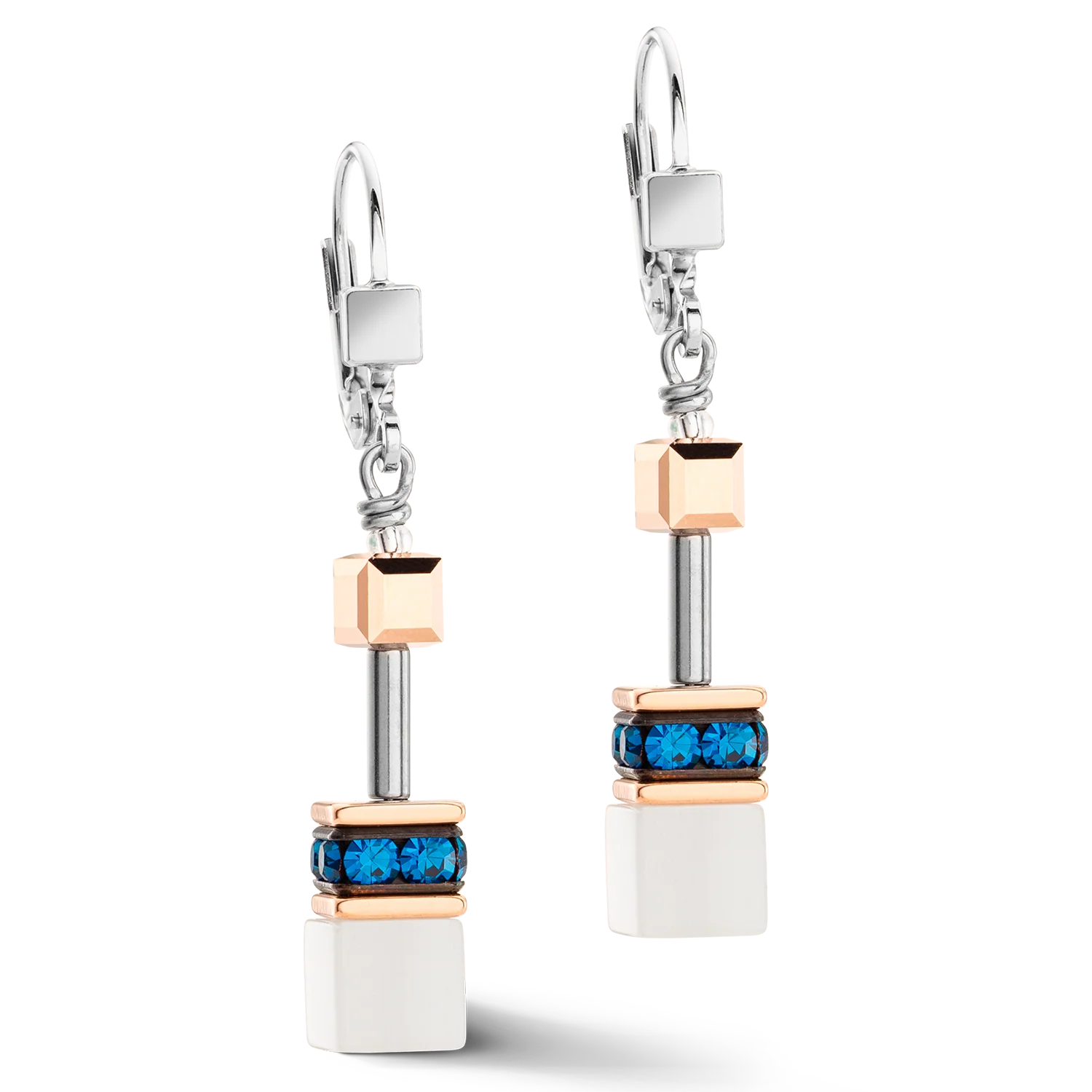 Boucles d'oreilles GeoCUBE® Iconic Capri Bleu - Image 2