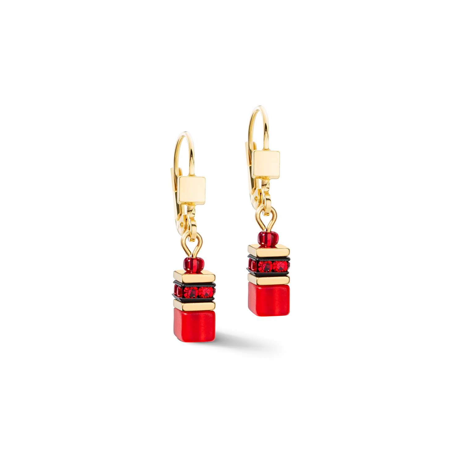 Boucles d'oreilles GeoCUBE® Iconic Lite Rouge