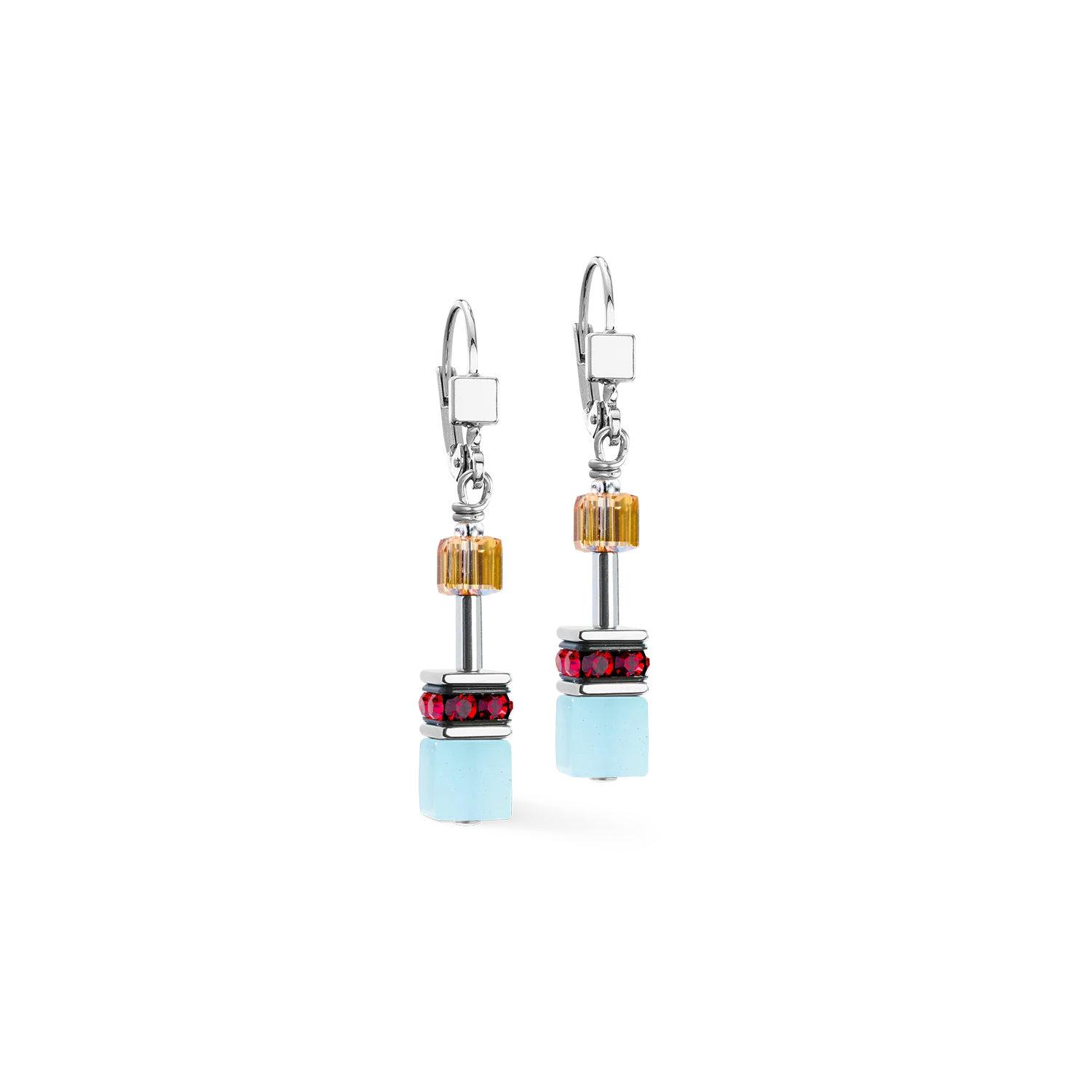 Boucles d'oreilles GeoCUBE® Iconic Love Energy argent