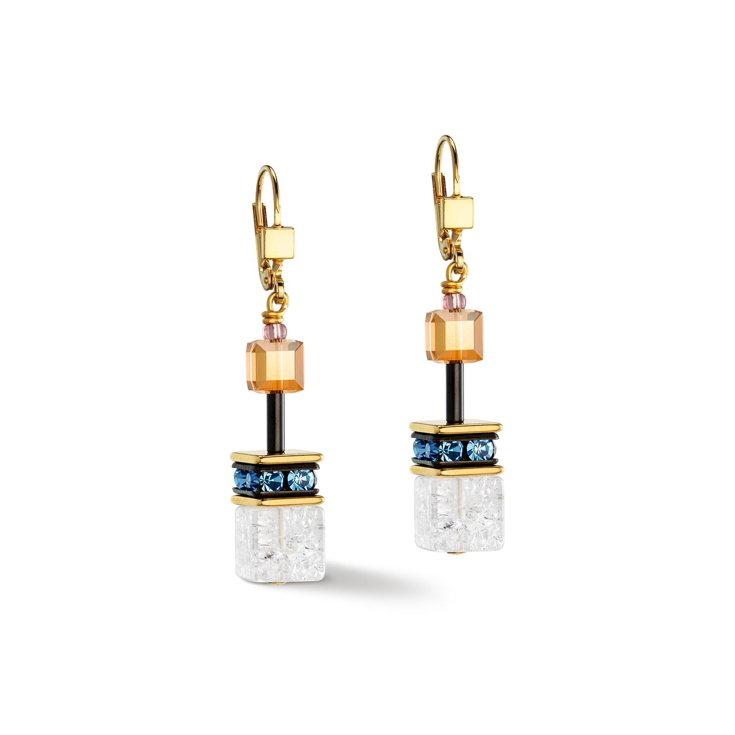 Boucles d'oreilles GeoCUBE® Iconic Statement Precious multicolore