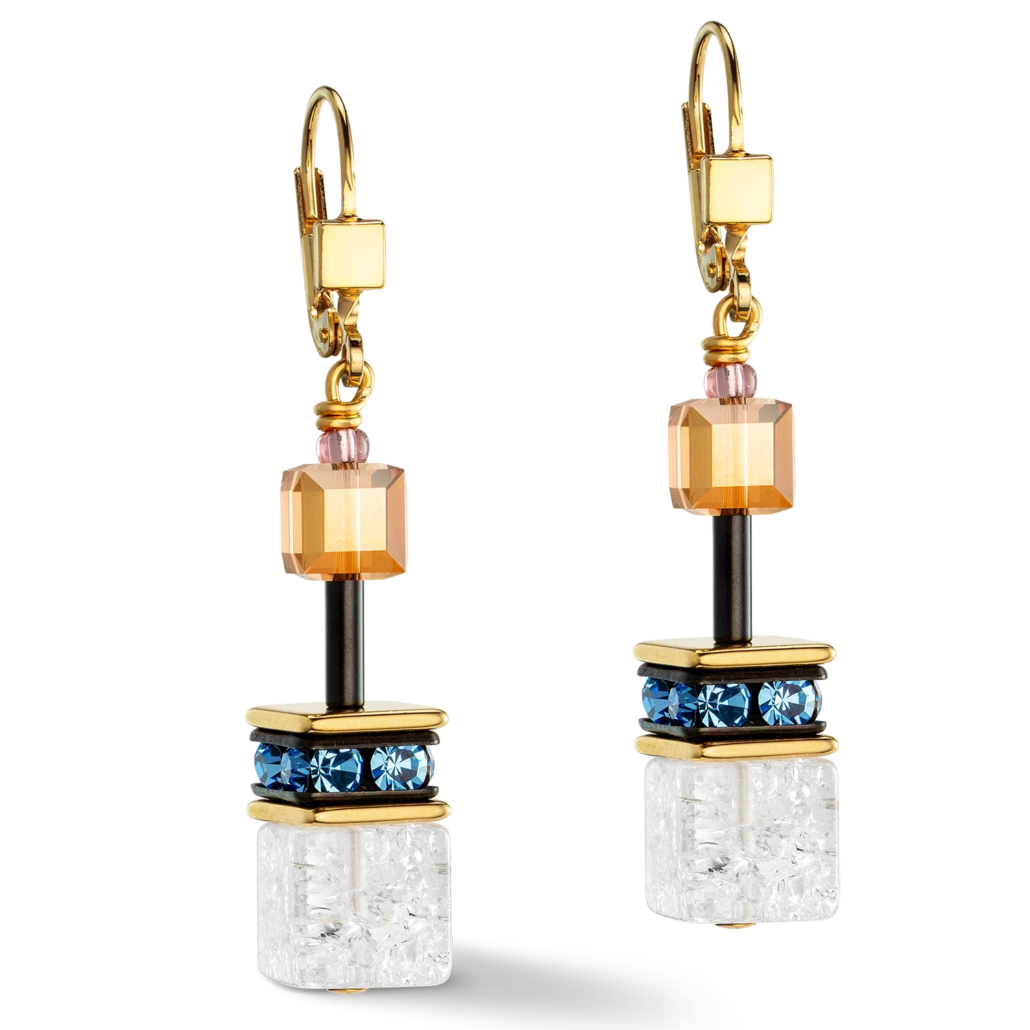 Boucles d'oreilles GeoCUBE® Iconic Statement Precious multicolore - Image 2