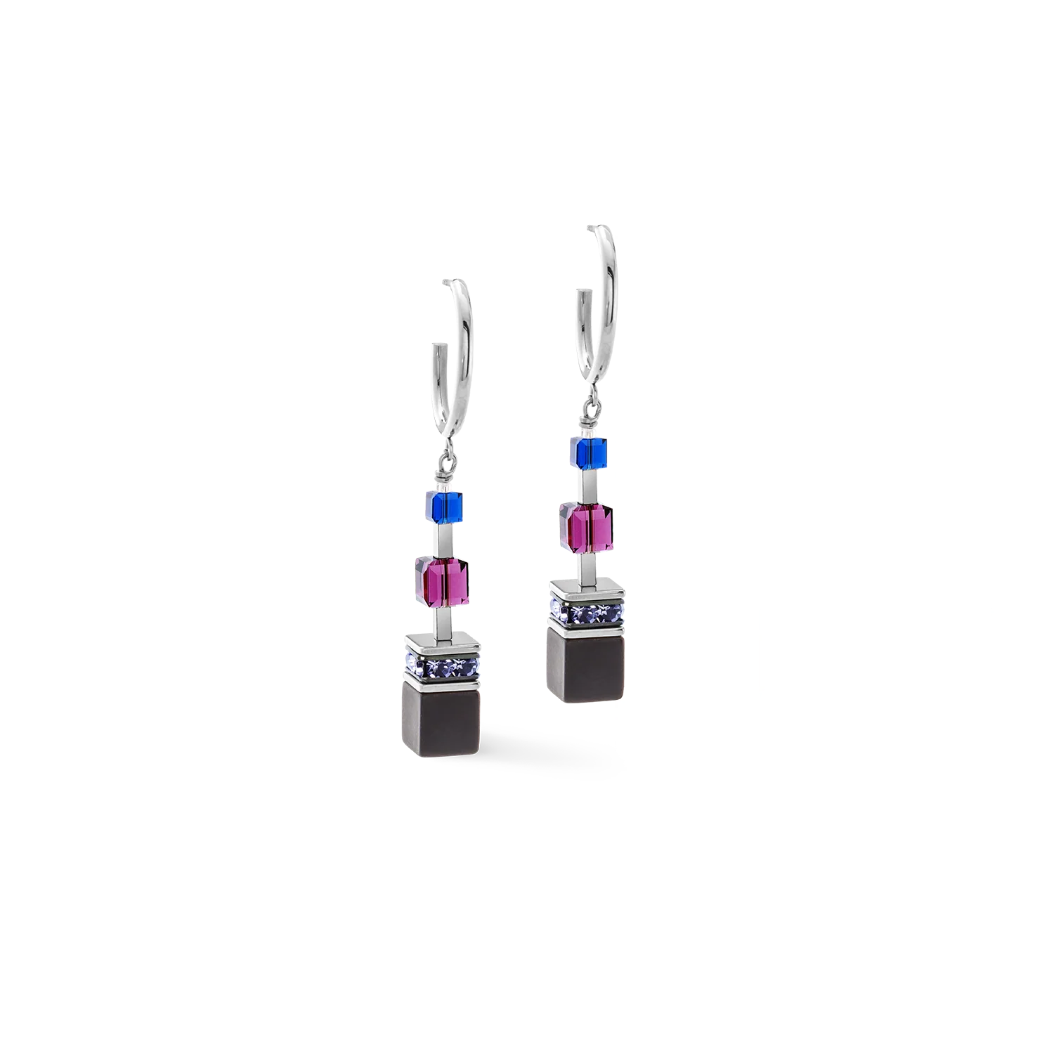 Boucles d'oreilles GeoCUBE® Precious Statement Blue Moon