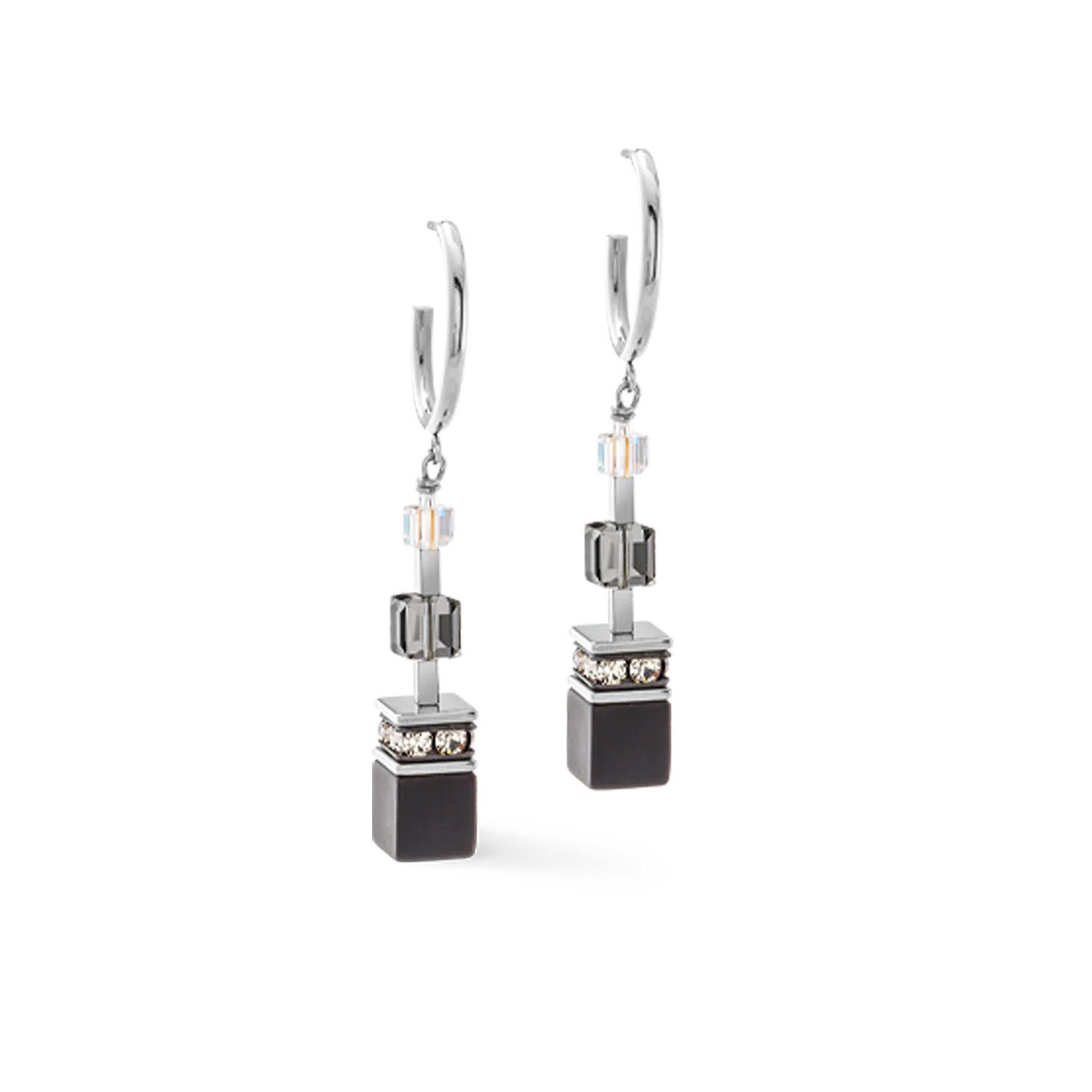 Boucles d'oreilles GeoCUBE® Precious Statement Crystal Shadow - Image 2