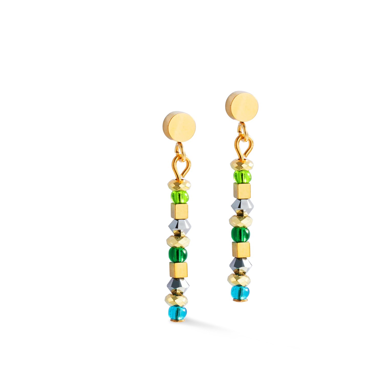 Boucles d'oreilles Golden Whisper Rainbow - Image 2