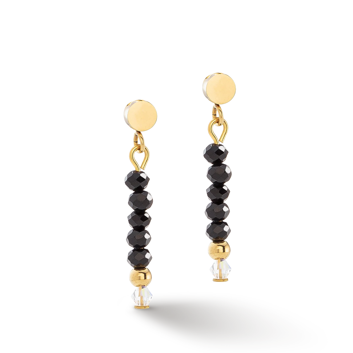 Boucles d'oreilles Little Twinkle or-noir - Image 2
