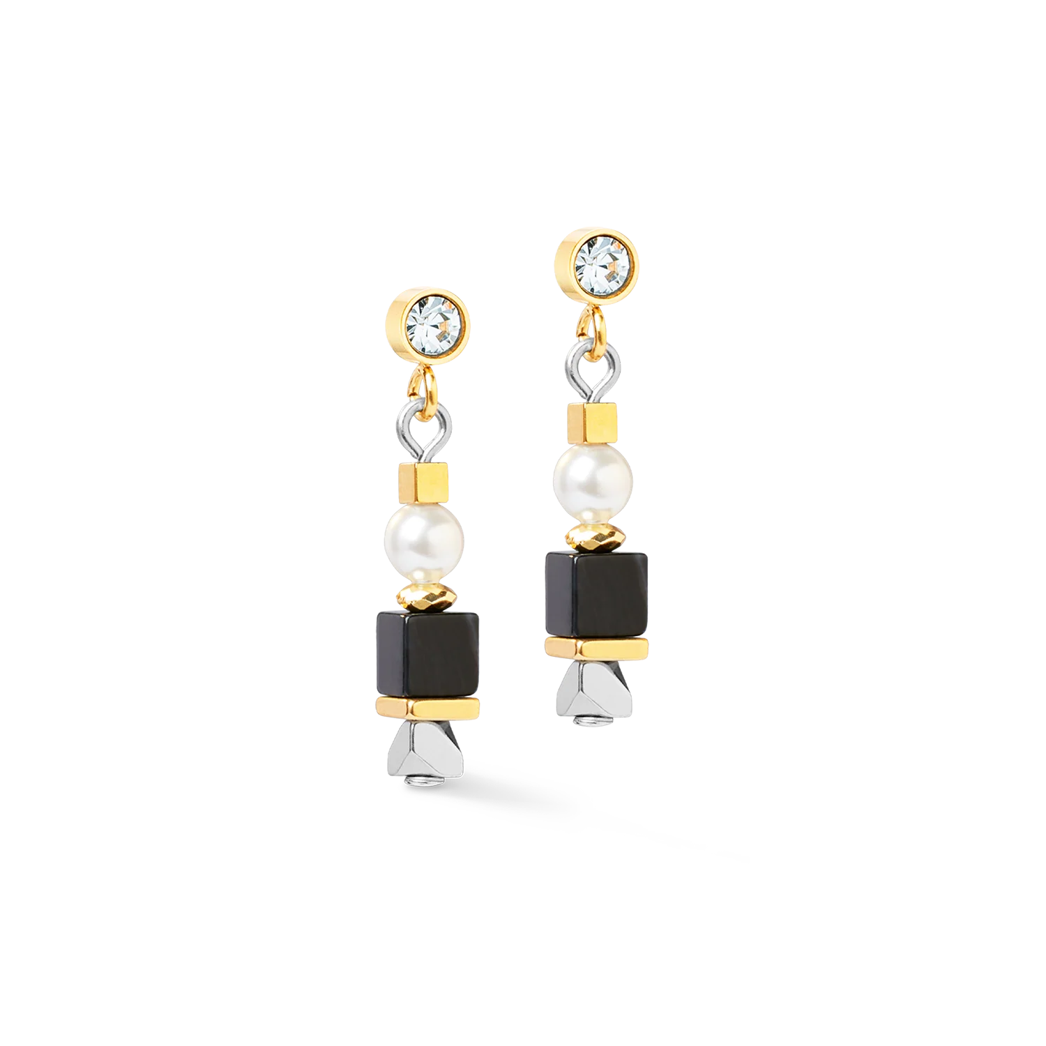 Boucles d'oreilles Modern Elegance Spikes or - Image 2