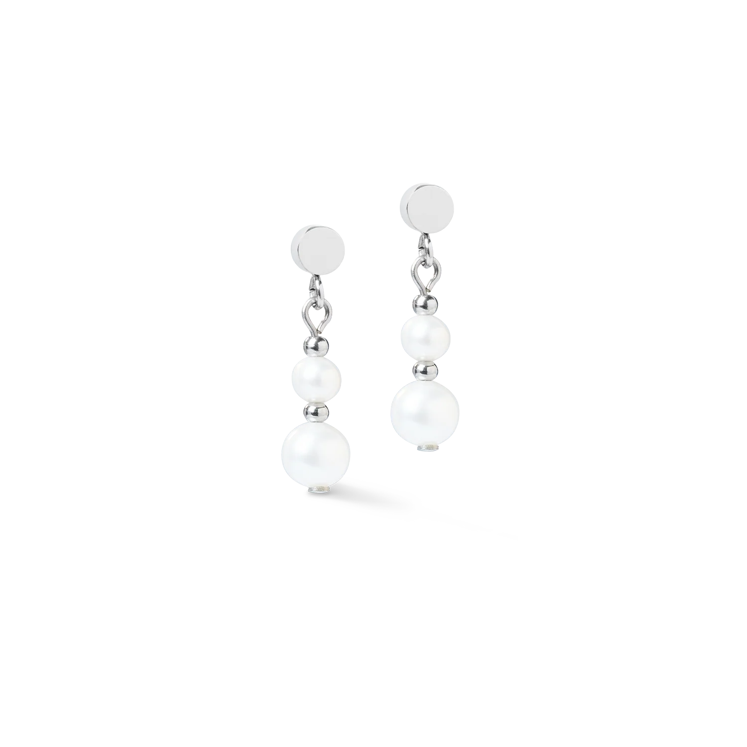 Boucles d'oreilles Pearl Drop argent