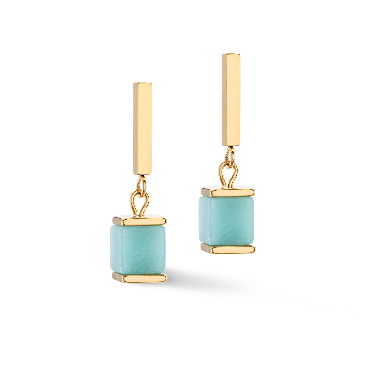 Boucles d'oreilles Precious Statement Cubes multicolore-gentle - Image 2