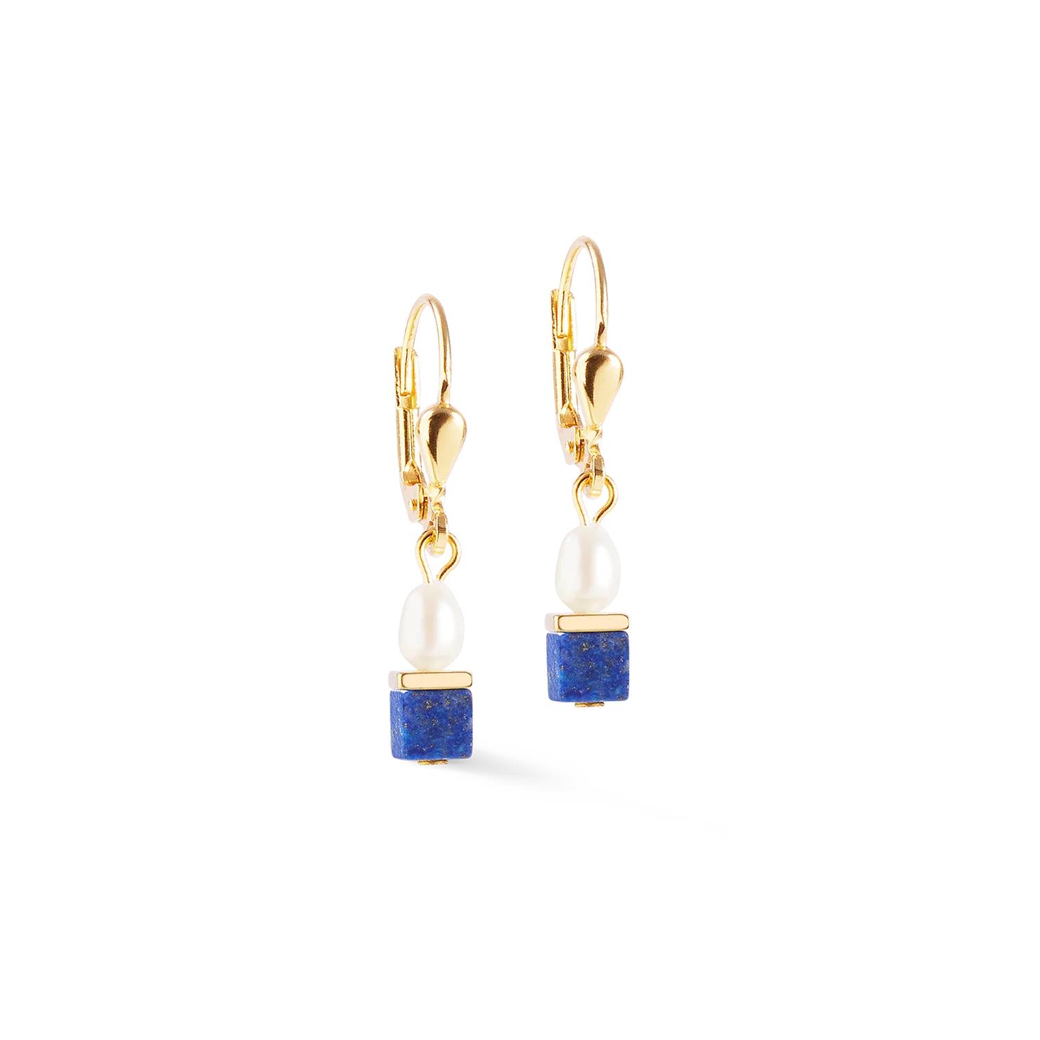 Boucles d'oreilles Princess Fusion Pearls Lapis-lazuli