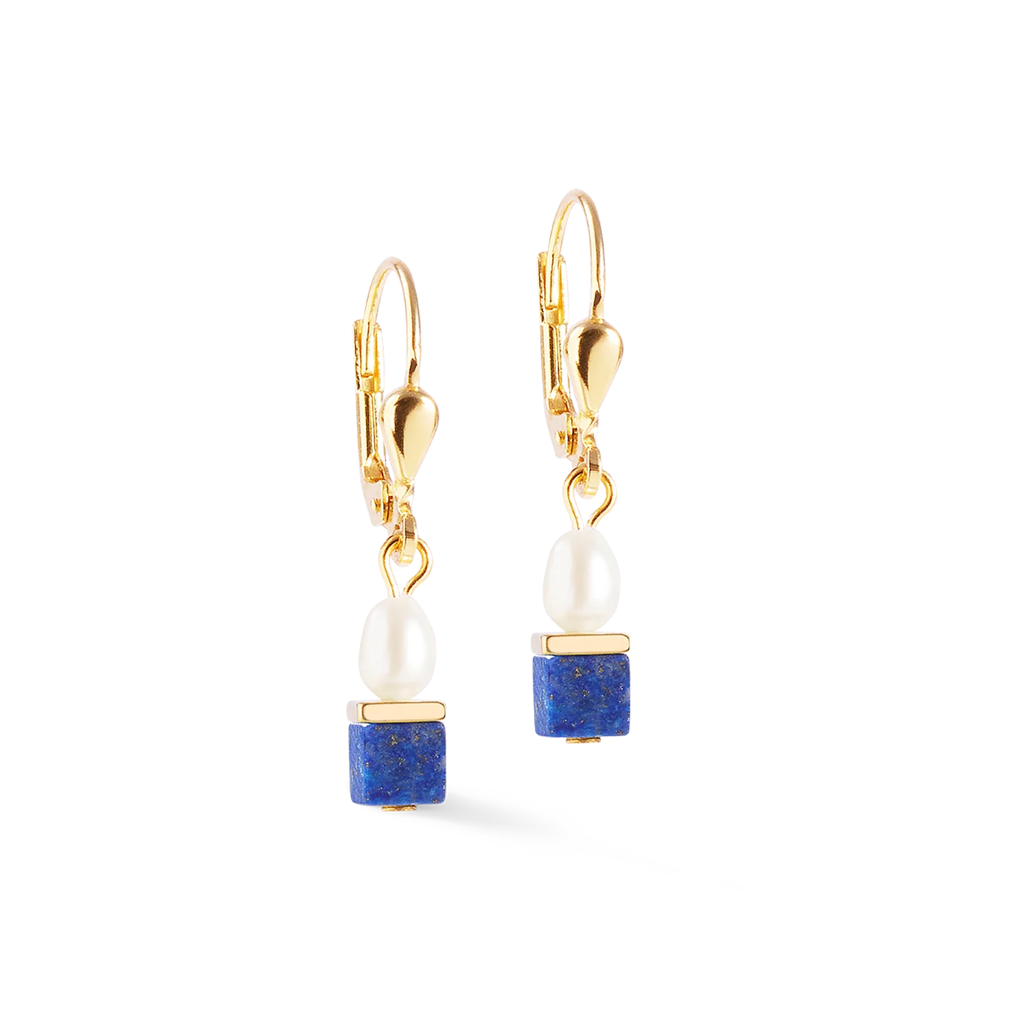 Boucles d'oreilles Princess Fusion Pearls Lapis-lazuli - Image 2