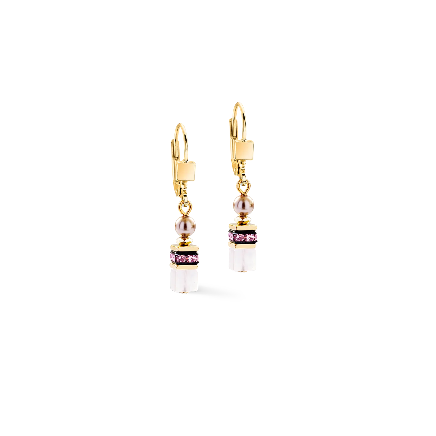 Boucles d'oreilles Princess Rose Glow or