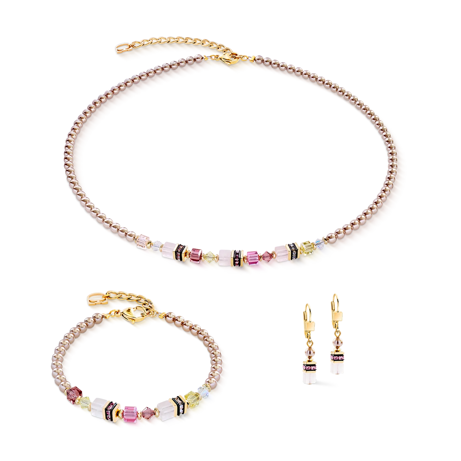 Boucles d'oreilles Princess Rose Glow or - Image 3