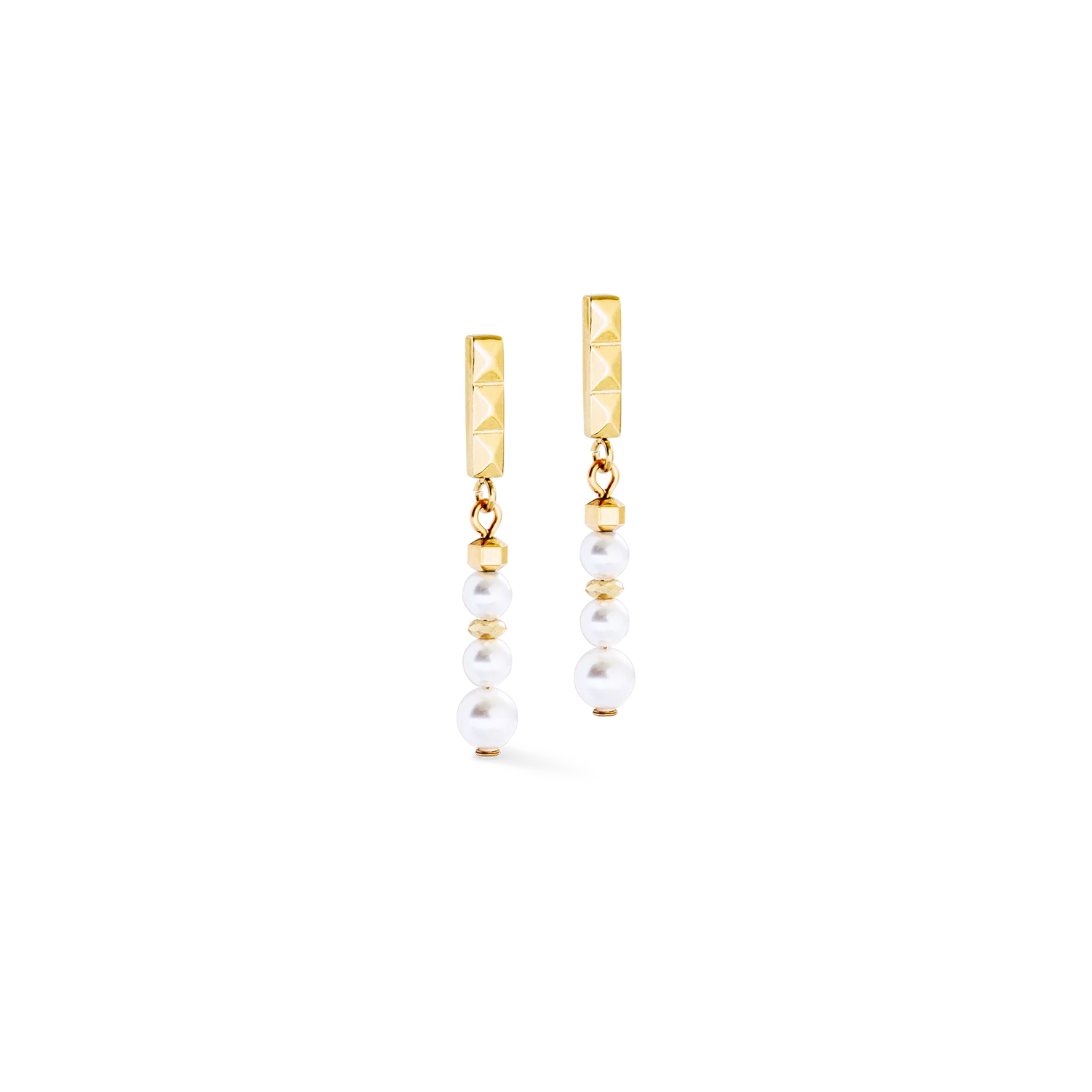 Boucles d'oreilles Princess Sunray or-brun