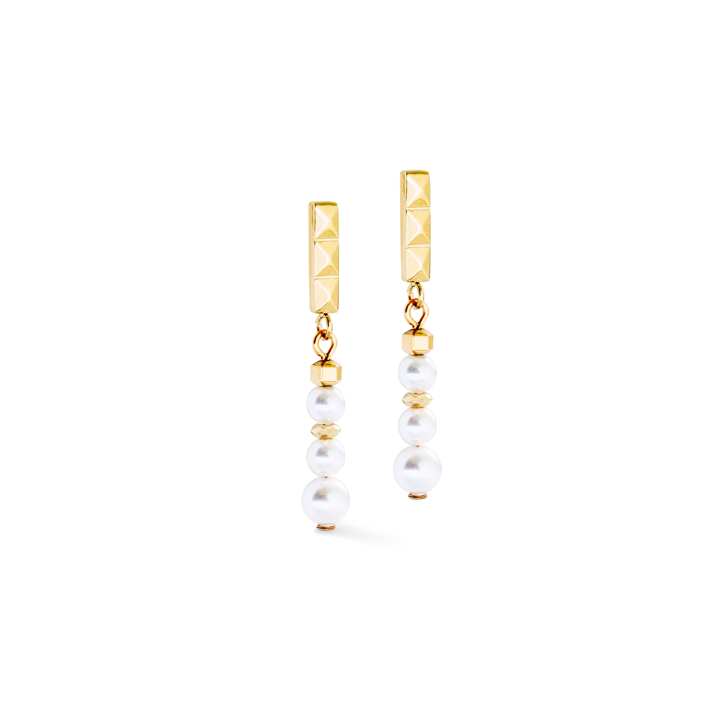 Boucles d'oreilles Princess Sunray or-brun - Image 2