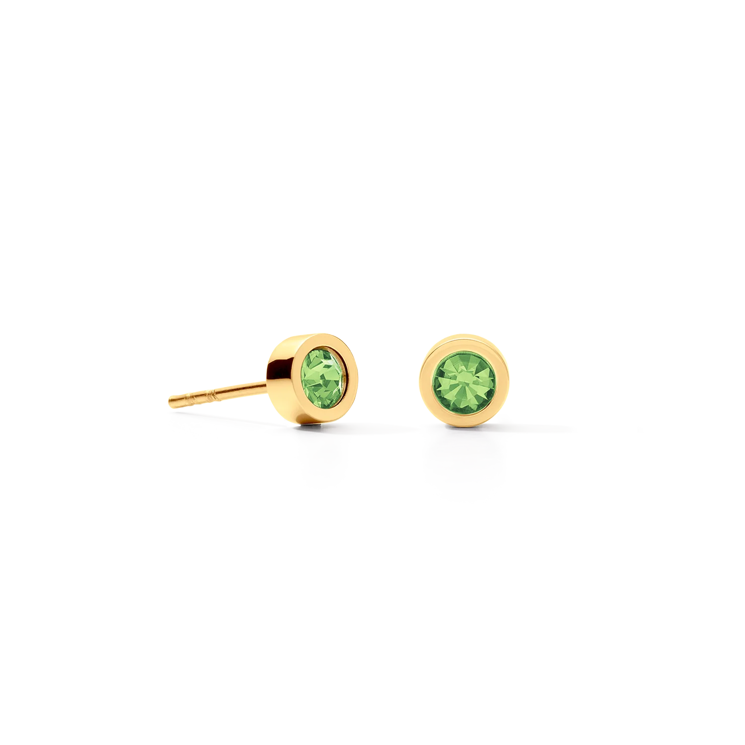 Boucles d'oreilles Sparkling Dot or-vert