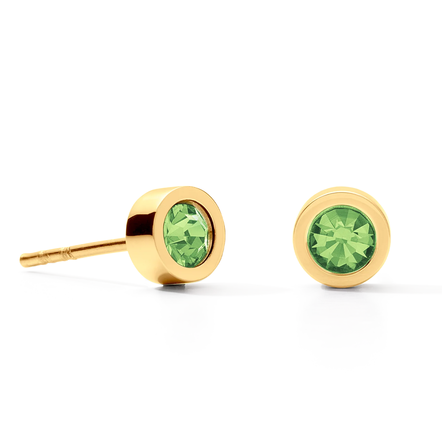 Boucles d'oreilles Sparkling Dot or-vert - Image 2