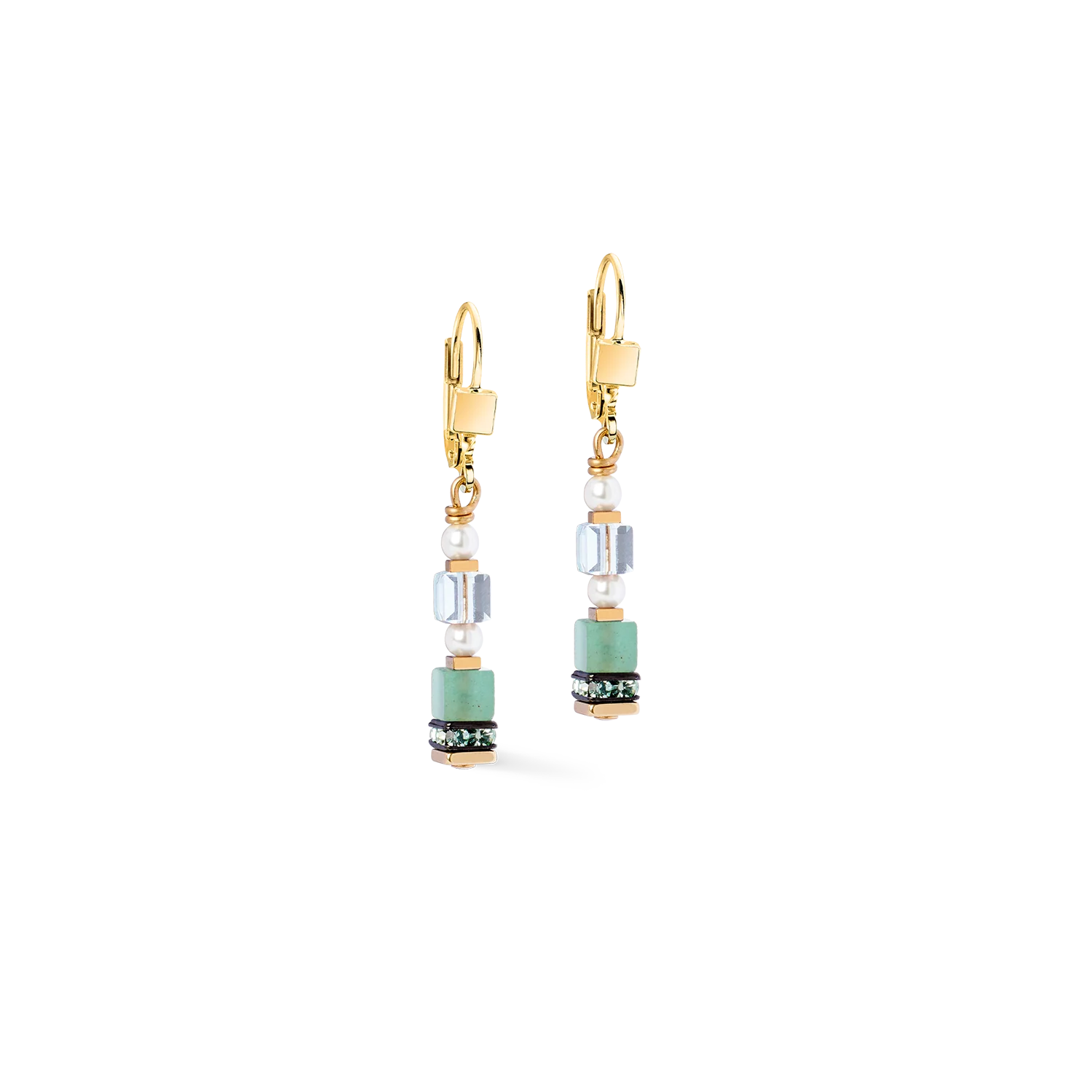 Boucles d'oreilles Sparkling Princess Spikes or-Art Nouveau