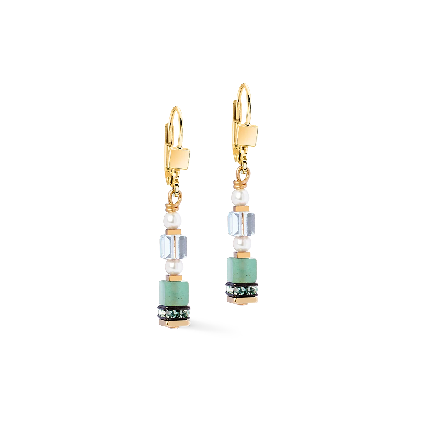 Boucles d'oreilles Sparkling Princess Spikes or-Art Nouveau - Image 2