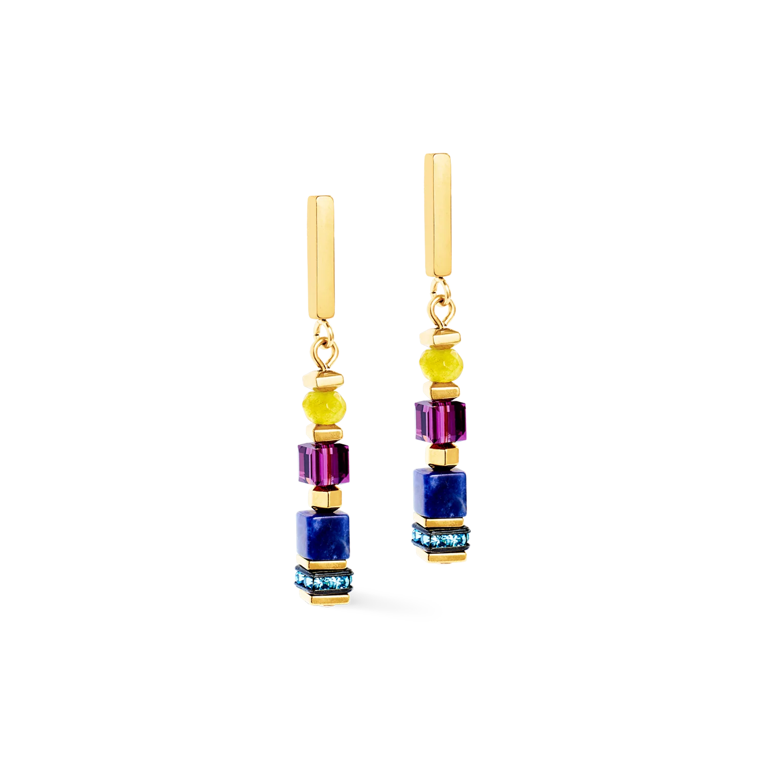 Boucles d'oreilles Wave Precious Flow or-energy - Image 2