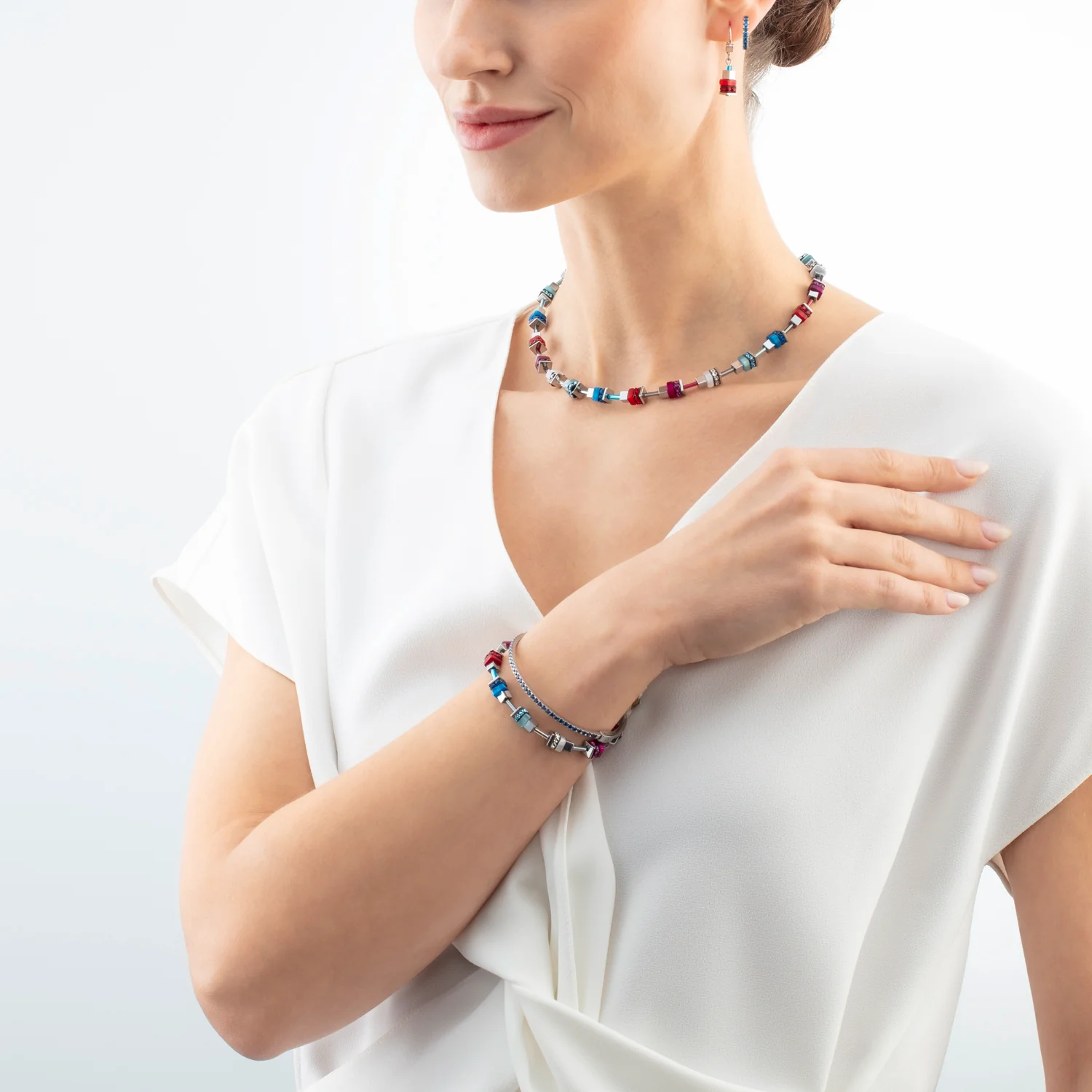 Bracelet Eternal Love argent-bleu - Image 4