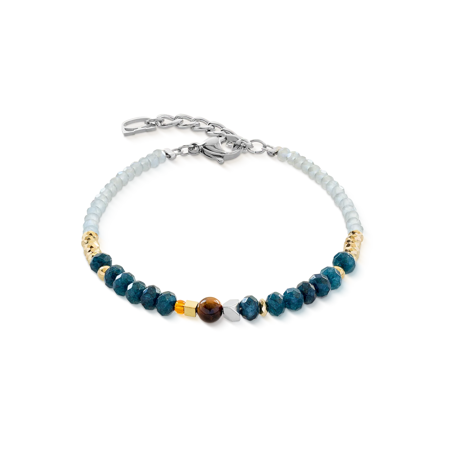 Bracelet Amulette Modern Future Motion bicolore